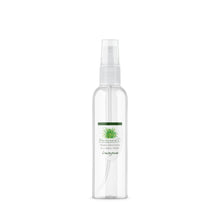 Load image into Gallery viewer, Hand sanitizer in small clear, glossy cosmetics bottle with spray nozzle screw-top lid.
