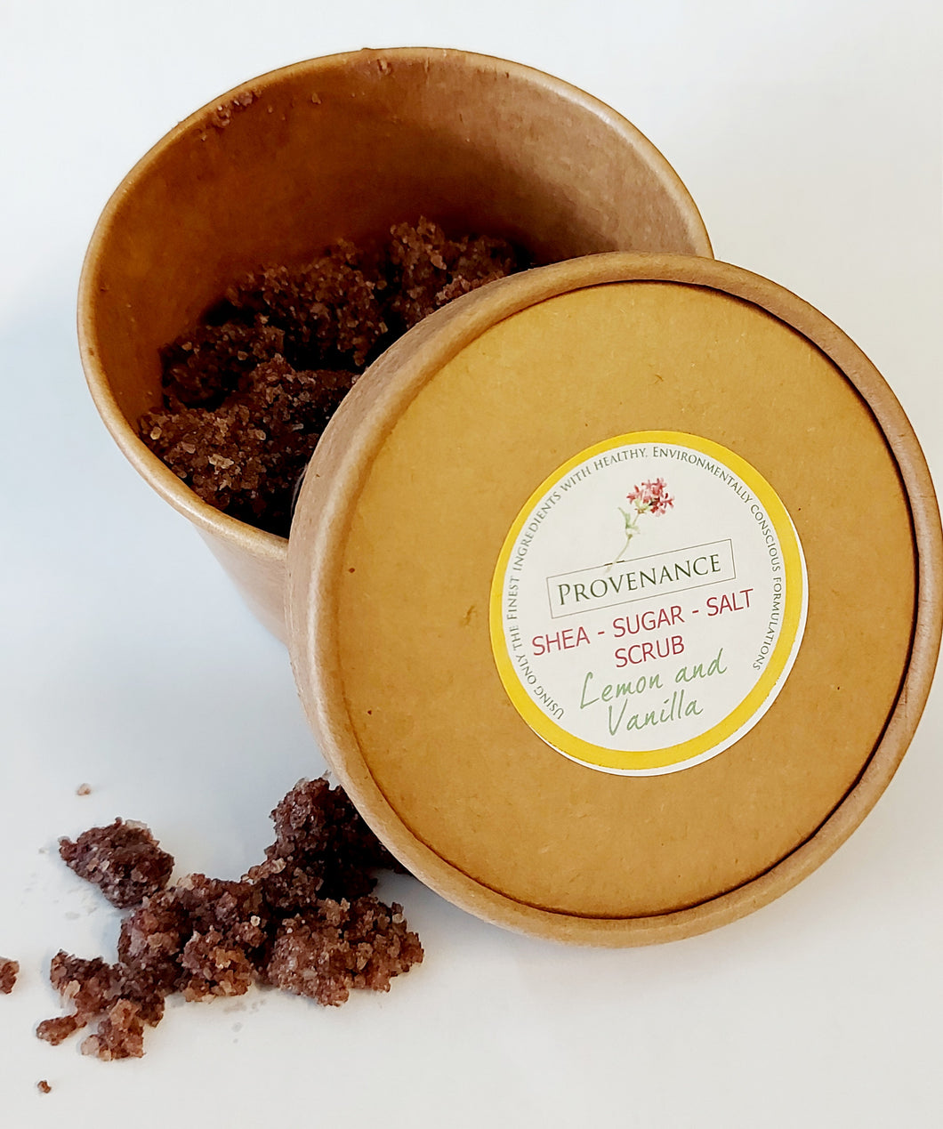 Shea Sugar Salt Scrub - Lemon & Vanilla