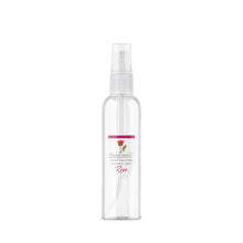Load image into Gallery viewer, Hand sanitizer in small clear, glossy cosmetics bottle with spray nozzle screw-top lid.
